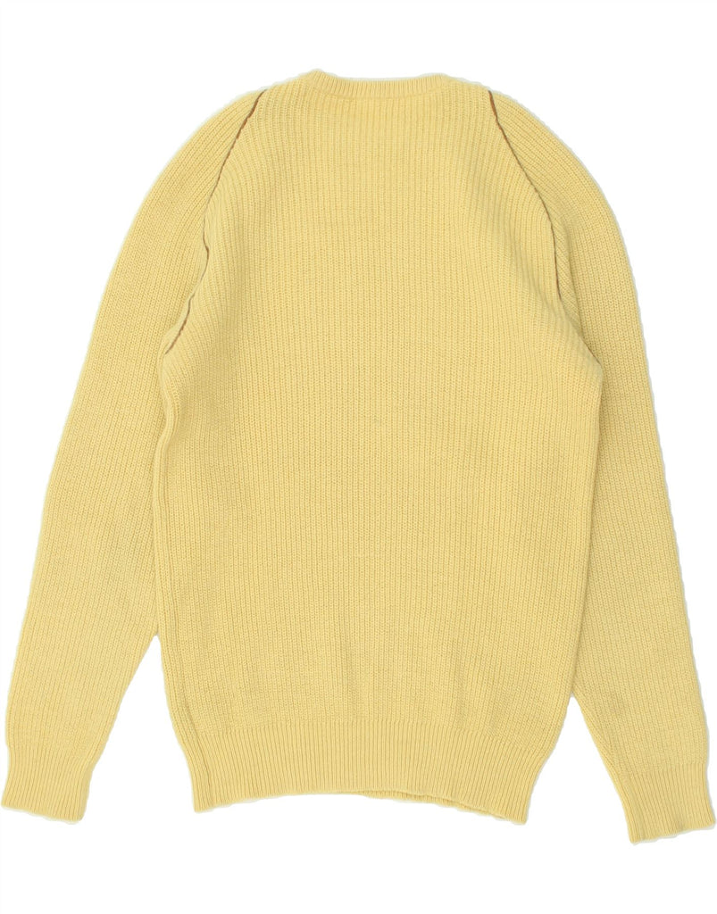 VINTAGE Womens Crew Neck Jumper Sweater UK 14 Large Yellow | Vintage Vintage | Thrift | Second-Hand Vintage | Used Clothing | Messina Hembry 