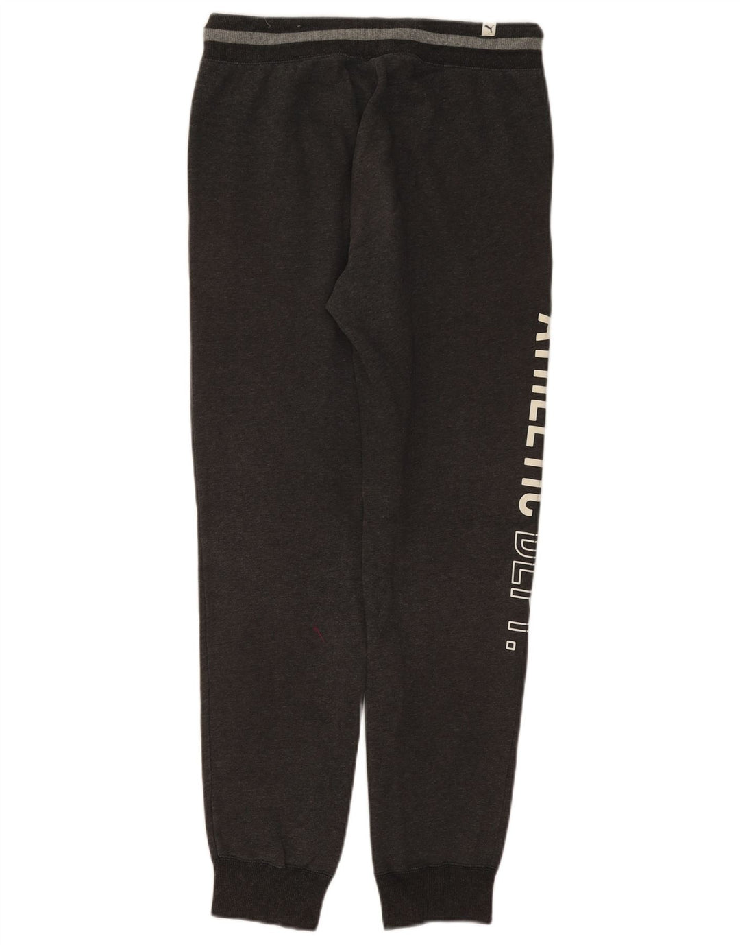PUMA Mens Graphic Tracksuit Trousers Joggers Medium  Grey Cotton
