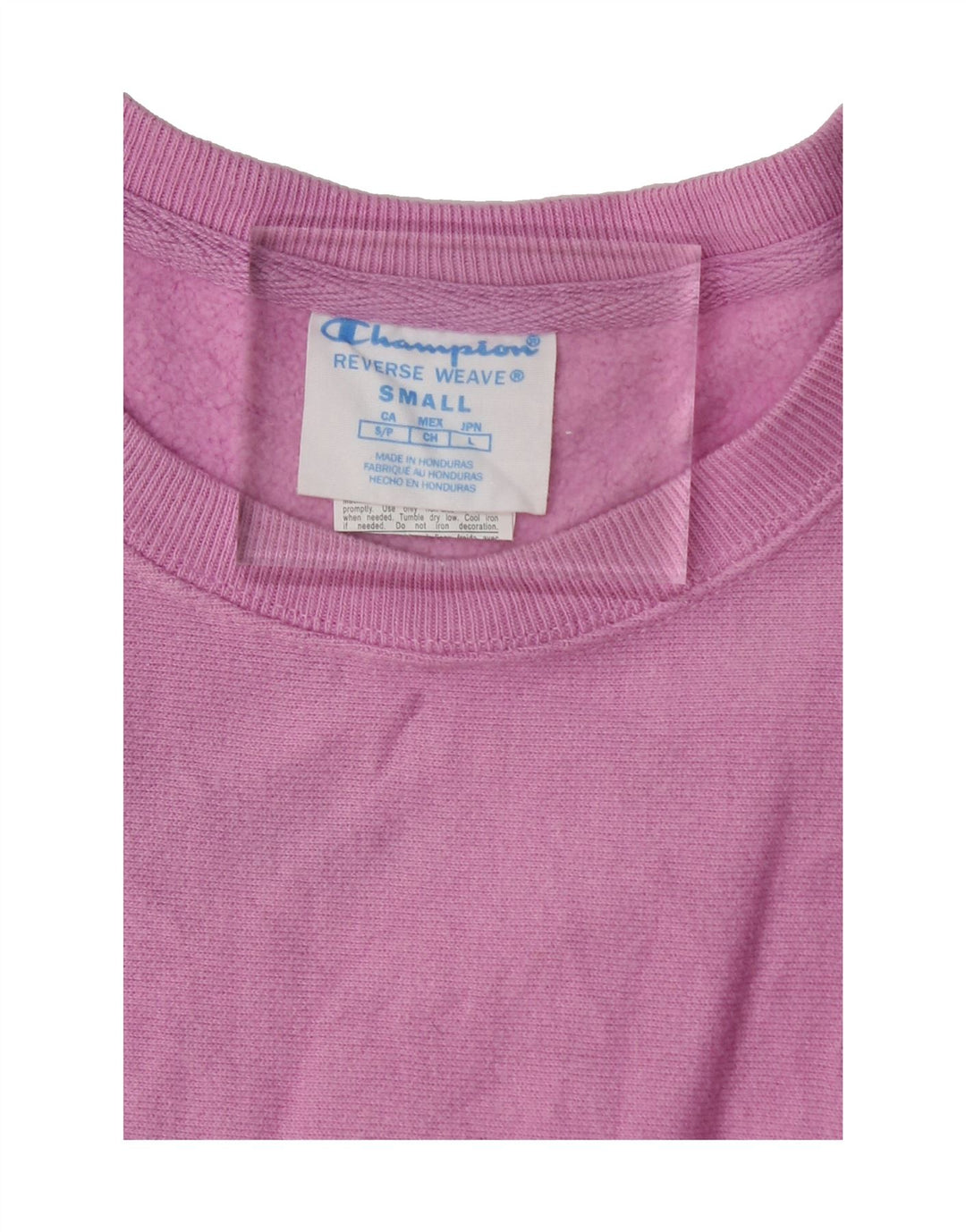 CHAMPION Womens Sweatshirt Jumper UK 10 Small Pink Cotton Vintage Champion and Second-Hand Champion from Messina Hembry 