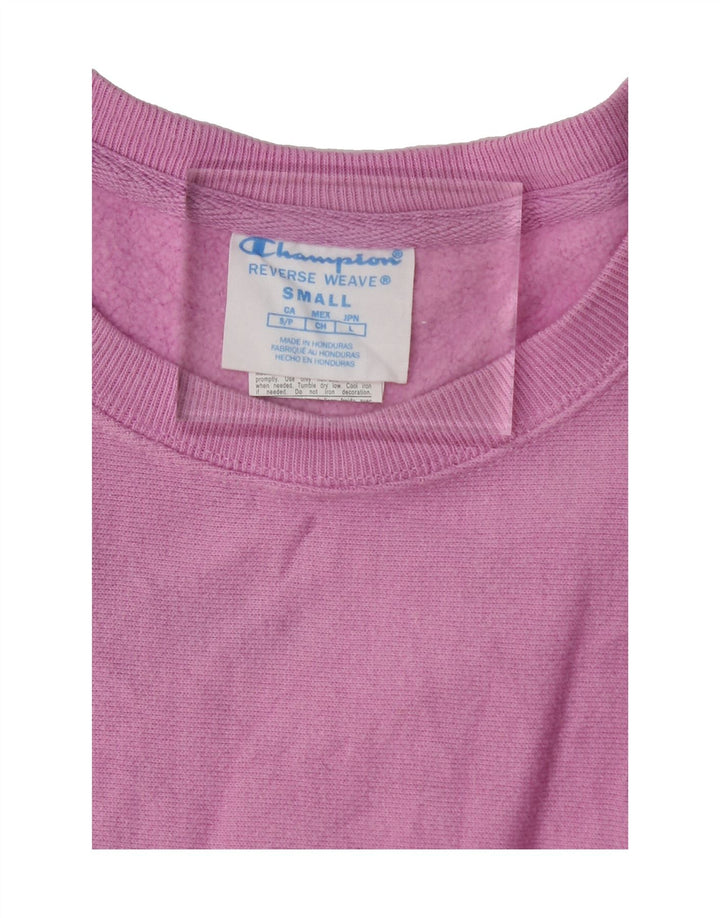 CHAMPION Womens Sweatshirt Jumper UK 10 Small Pink Cotton Vintage Champion and Second-Hand Champion from Messina Hembry 