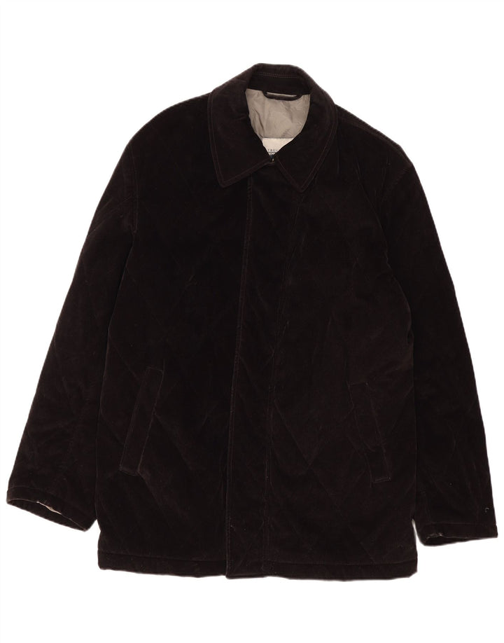 Trussardi Mens Quilted Corduroy Jacket IT 50 Large Brown