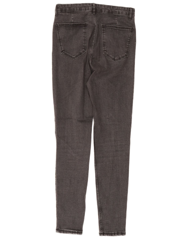 Zara Womens Skinny Jeans EU 42 Large W32 L30 Grey Cotton