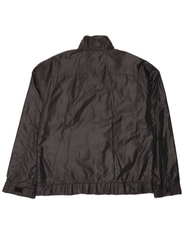 Nike Mens Tracksuit Top Jacket Large Black Nylon