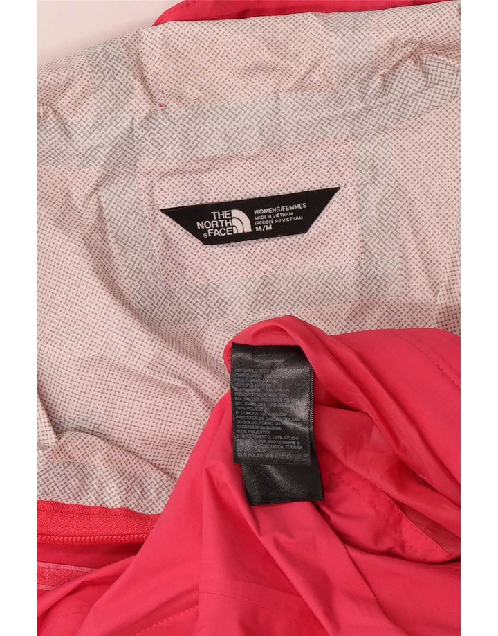 The North Face Womens Dryvent Hooded Rain Jacket UK 14 Medium Pink Nylon