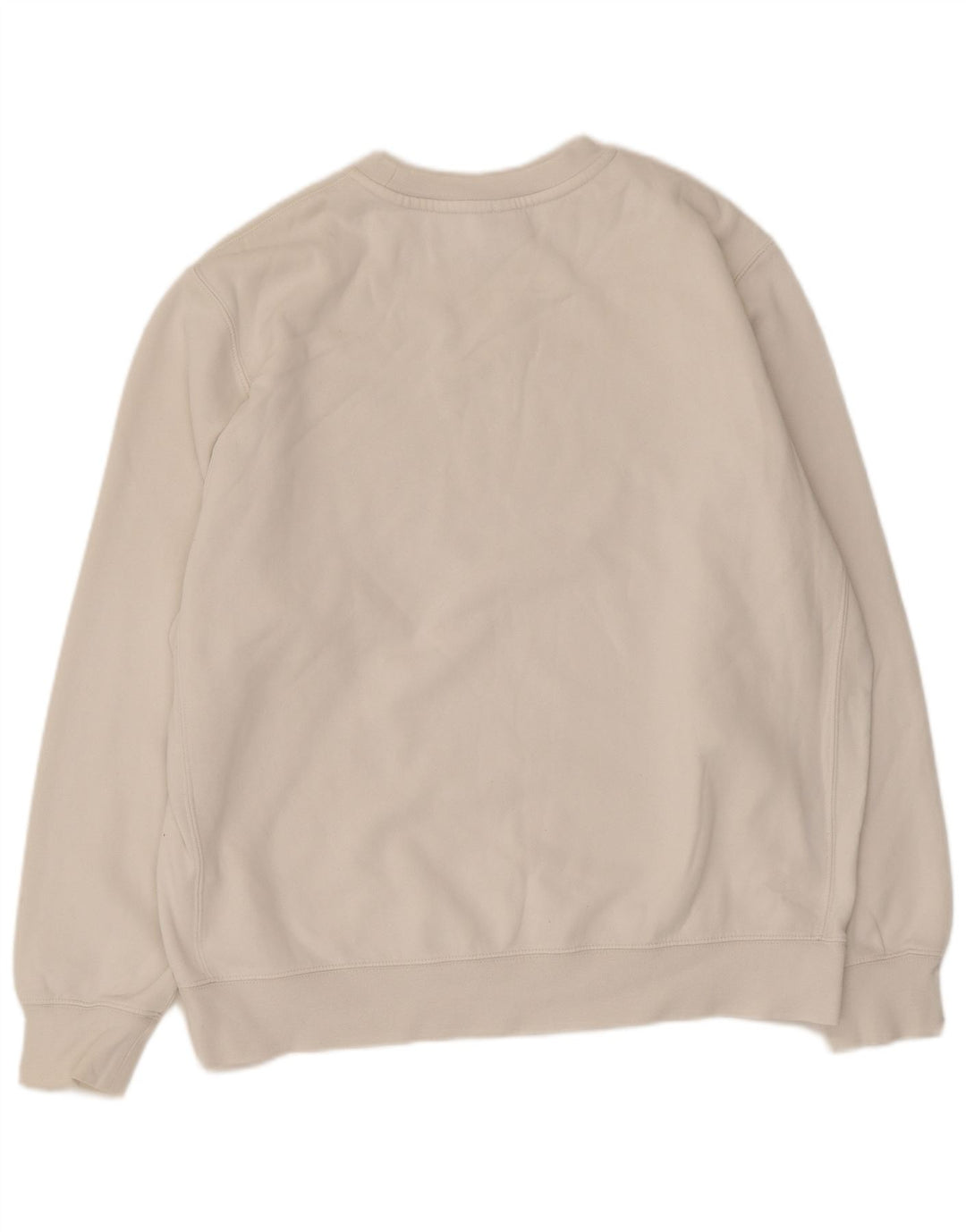 Nike Mens Sweatshirt Jumper Large White Cotton