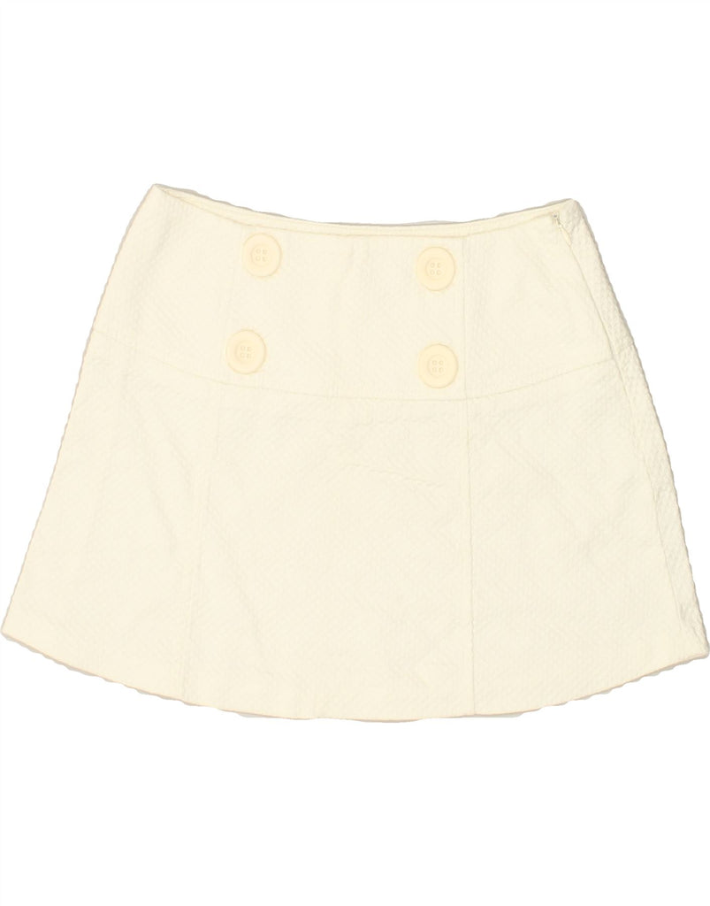 ORSAY Womens Mini Skirt W26 Small White | Vintage Orsay | Thrift | Second-Hand Orsay | Used Clothing | Messina Hembry 