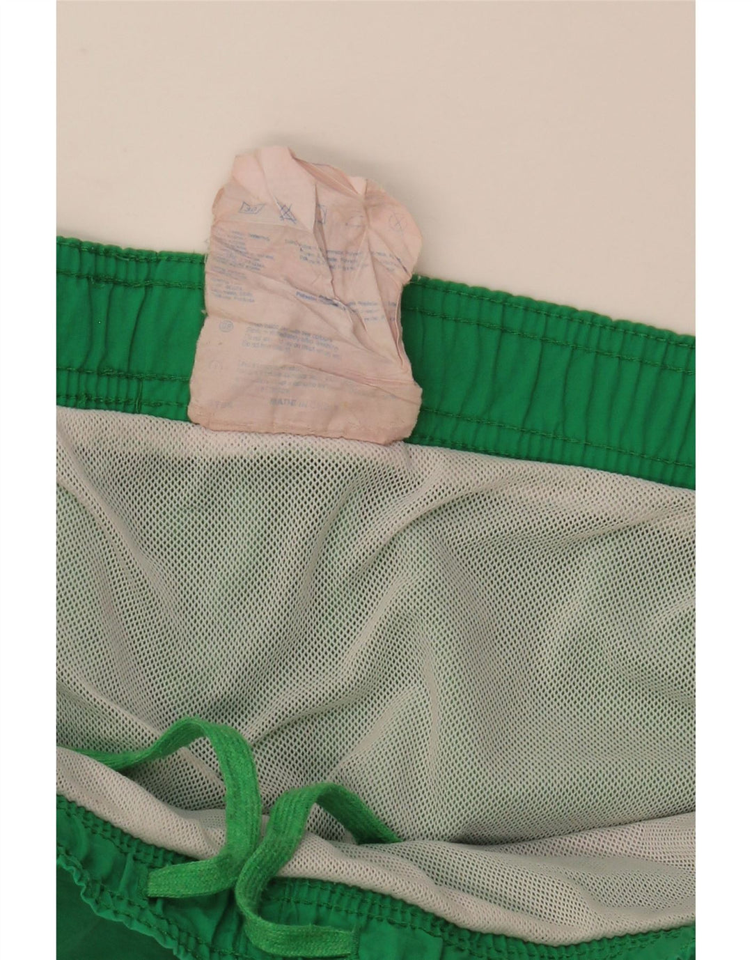 Champion Mens Graphic Swimming Shorts Large  Green Colourblock Polyester