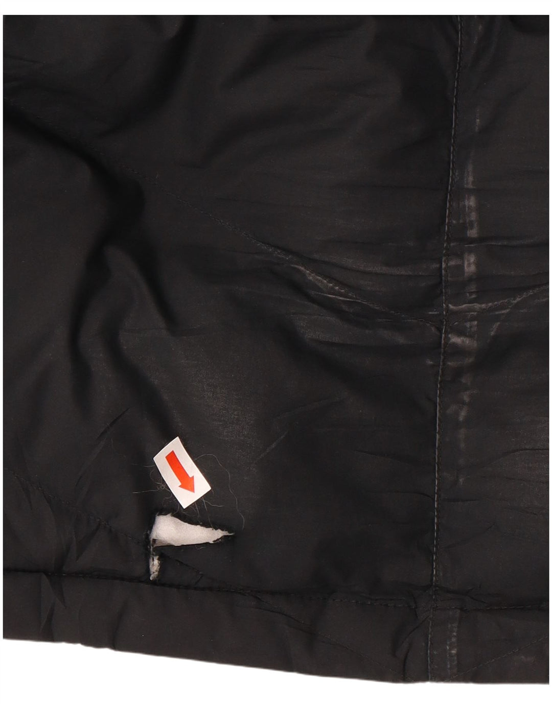 Nike Boys Hooded Padded Jacket 12-13 Years Large Black Polyester