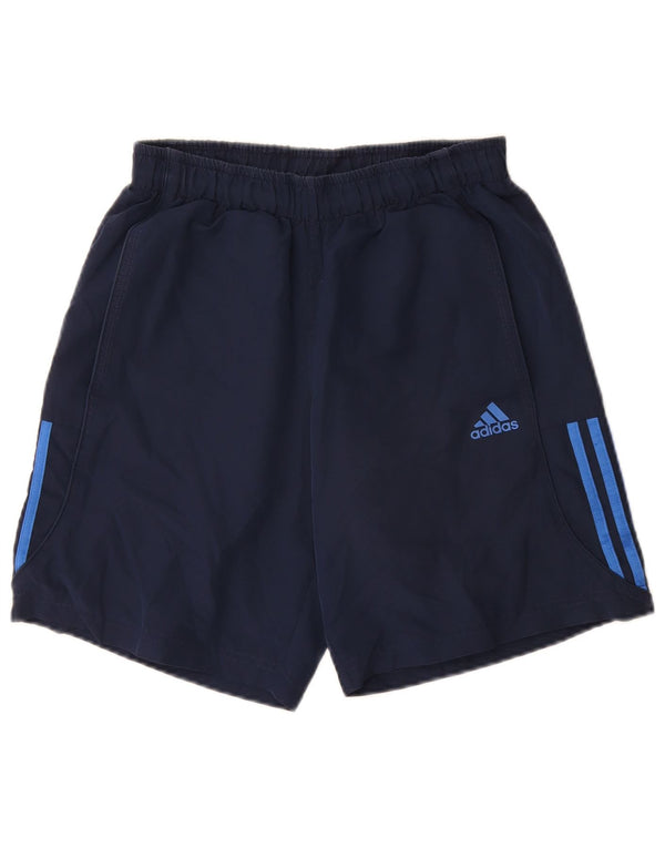 Adidas Mens Climalite Sport Shorts Small  Navy Blue Polyester