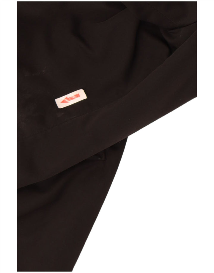 Hugo Boss Mens Raincoat IT 56 3XL Black Polyester