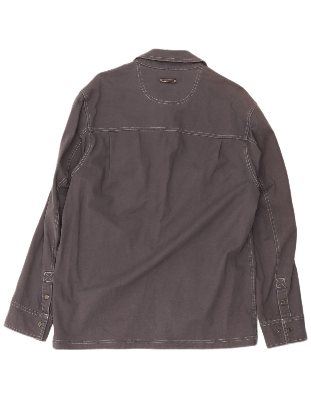 Fila Mens Utility Jacket UK 40 Large Grey Cotton