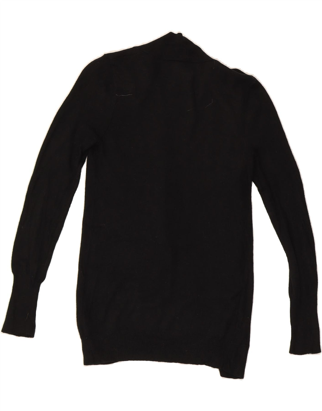 MOSSIMO Womens Open Cardigan Sweater UK 4 XS Black Nylon Vintage Mossimo and Second-Hand Mossimo from Messina Hembry 
