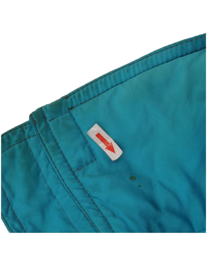 COLMAR Mens Loose Fit Hooded Ski Jacket IT 44 XS Blue Colourblock
