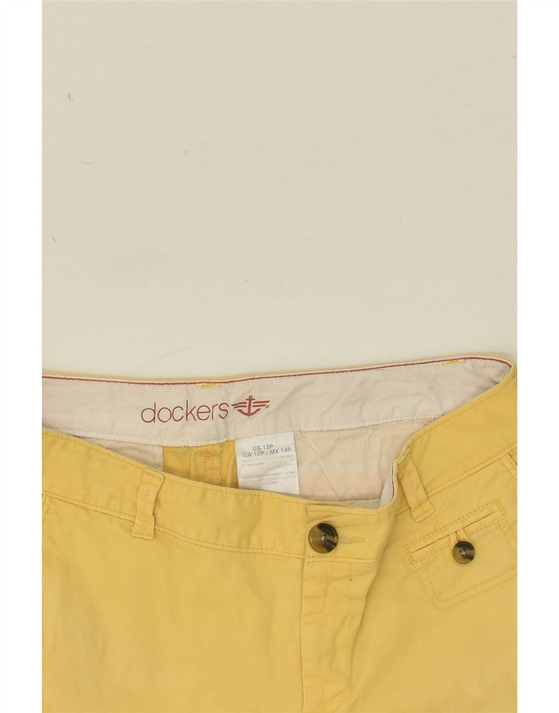 DOCKERS Womens Chino Shorts US 12 Large W32 Beige Cotton | Vintage Dockers | Thrift | Second-Hand Dockers | Used Clothing | Messina Hembry 