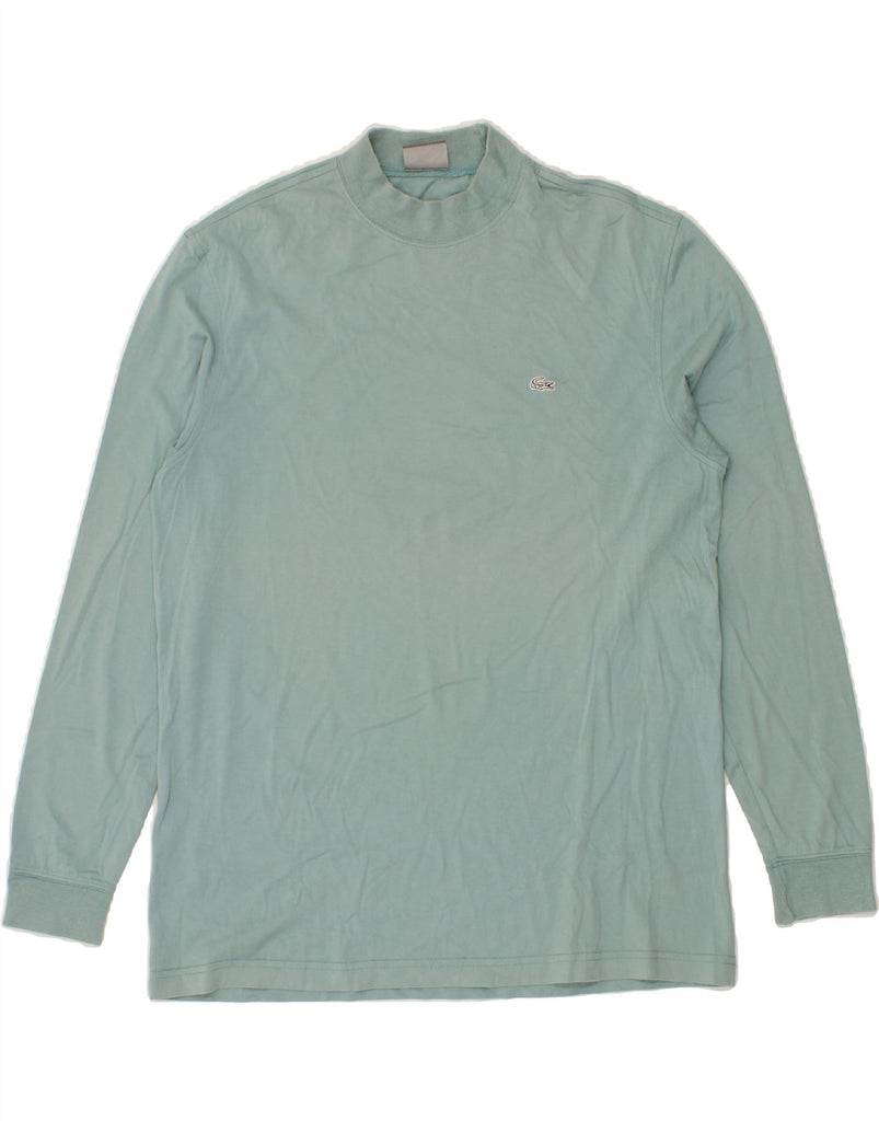 LACOSTE Mens Top Long Sleeve Size 5 Large Blue Cotton Vintage Lacoste and Second-Hand Lacoste from Messina Hembry 