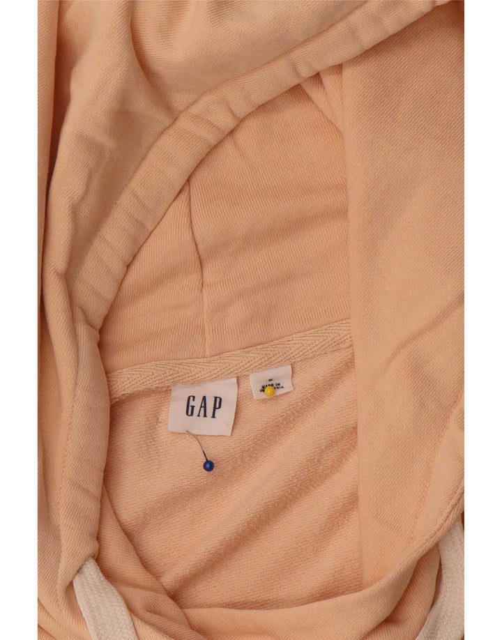 Gap Womens Hoodie Jumper UK 14 Medium Beige Cotton