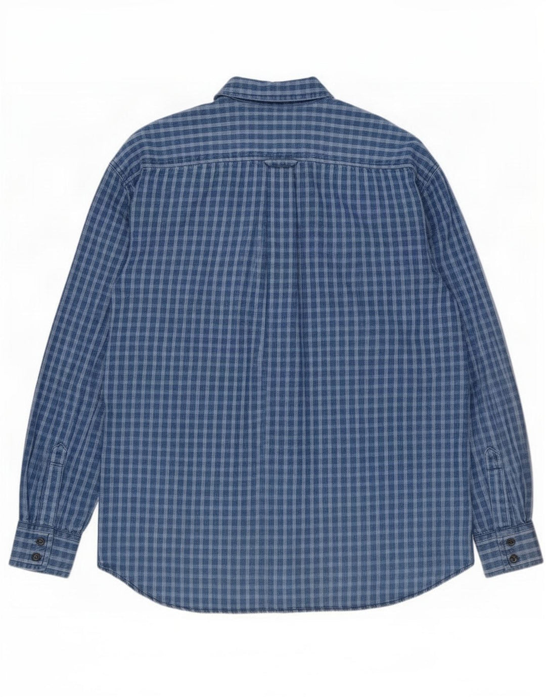 Lee Mens Shirt XL Blue Check Cotton