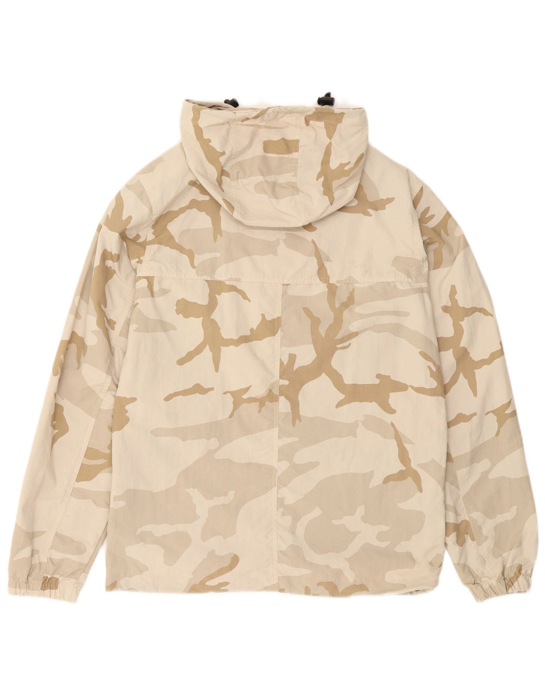 CARHARTT Mens Hooded Anorak Jacket UK 38 Medium Beige Camouflage Nylon