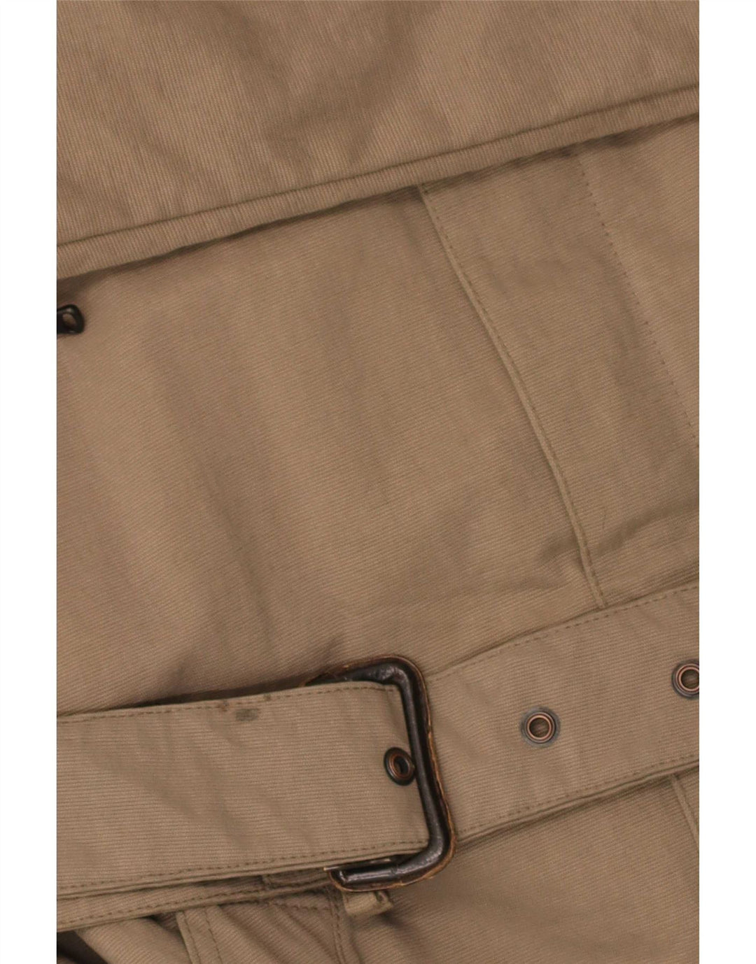 Trussardi Jeans Mens Trench Coat IT 50 Large Khaki