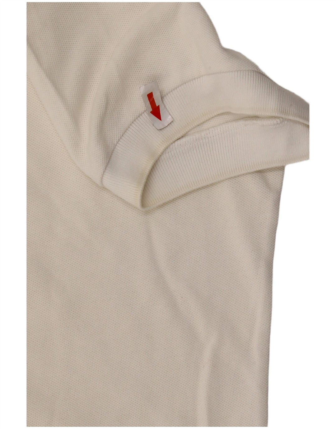 Lacoste Womens Polo Shirt Size 46 XL White Cotton