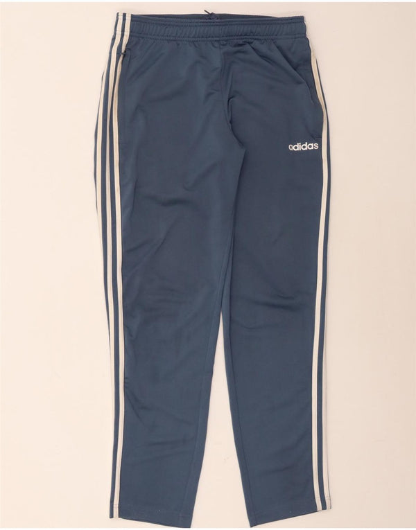 Adidas Mens Tracksuit Trousers Medium  Blue Polyester