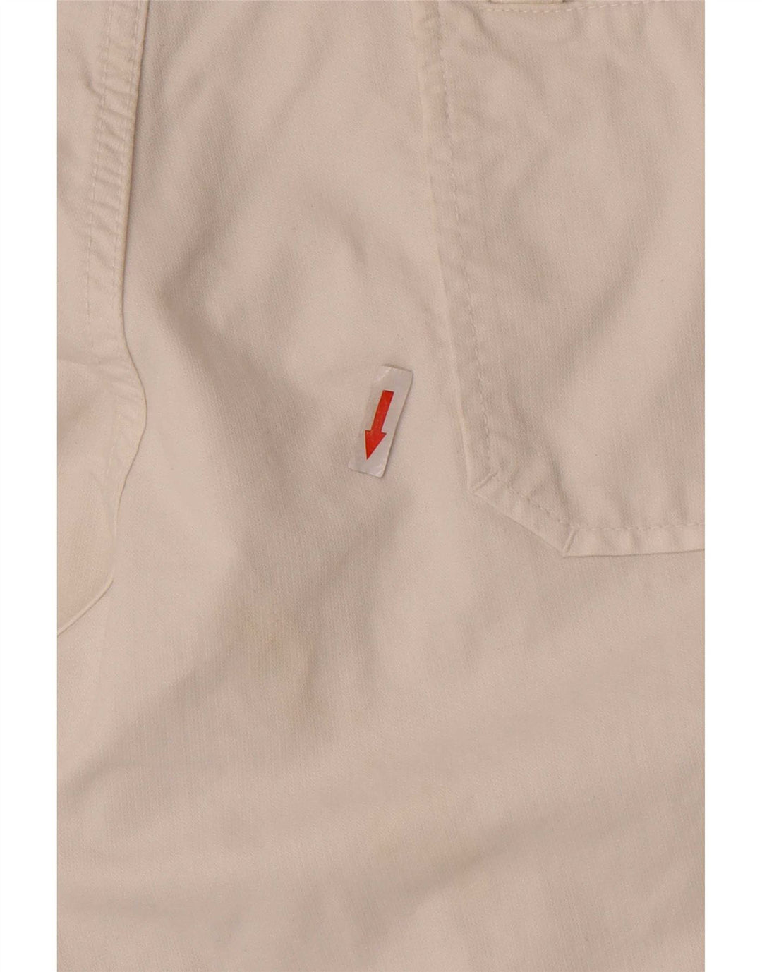 Datch Mens Casual Shorts W33 Medium White Cotton