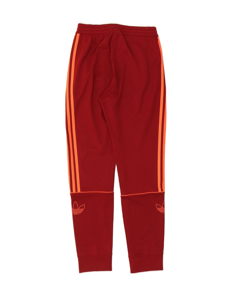 ADIDAS Mens Tracksuit Trousers Joggers XS  Red Cotton Vintage Adidas and Second-Hand Adidas from Messina Hembry 