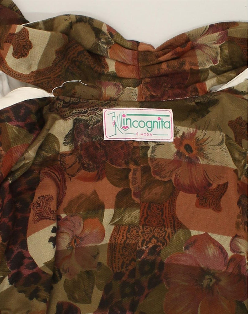 INCOGNITO Womens Overcoat UK 20 2XL White Cotton | Vintage Incognito | Thrift | Second-Hand Incognito | Used Clothing | Messina Hembry 