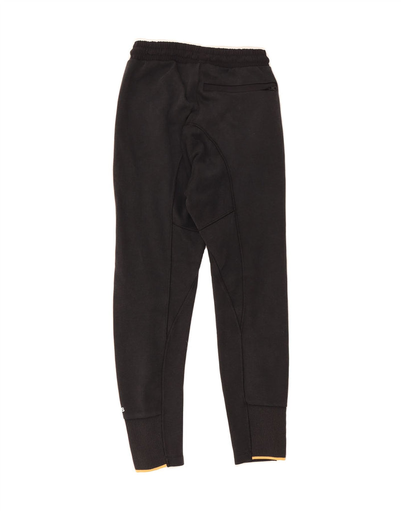 ADIDAS Mens Tracksuit Trousers Joggers Small  Black Cotton Vintage Adidas and Second-Hand Adidas from Messina Hembry 