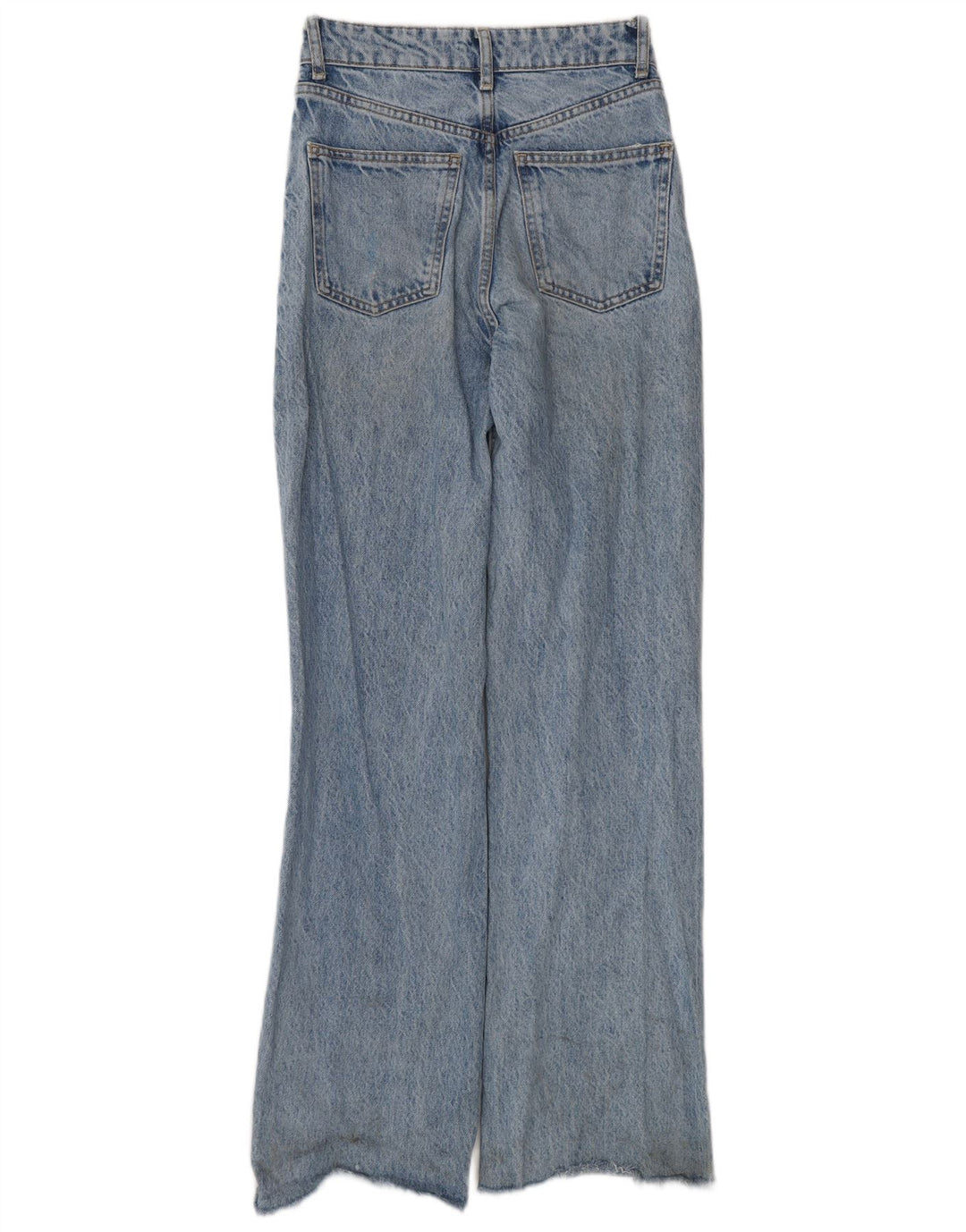 Zara Womens Straight Jeans EU 34 2XS W24 L34 Blue