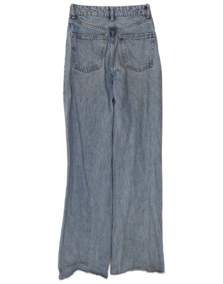 Zara Womens Straight Jeans EU 34 2XS W24 L34 Blue