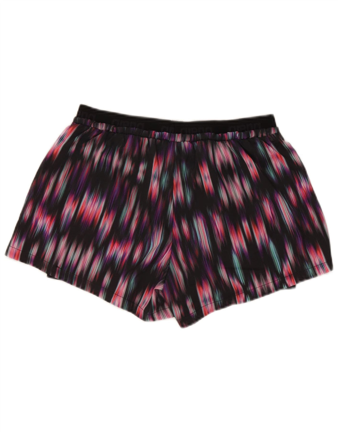 Arena Womens Sport Shorts UK 14 Medium  Multicoloured Ikat Polyester