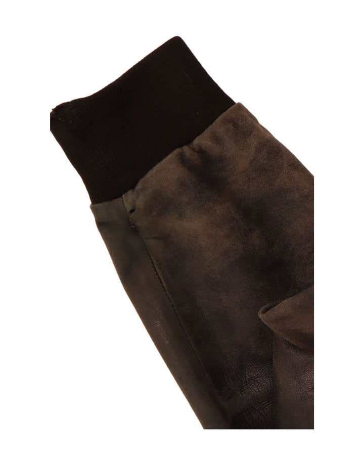 VINTAGE Mens Leather Jacket UK 38 Medium Black