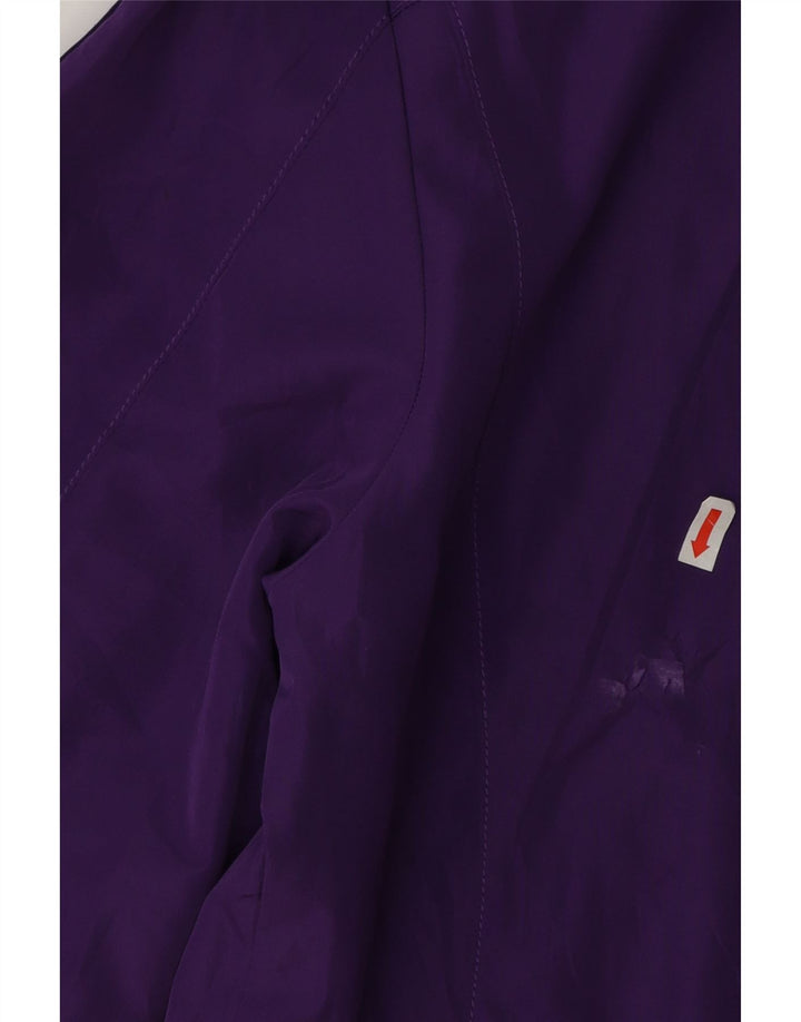 Adidas Womens Rain Jacket UK 14 Large Purple Polyester
