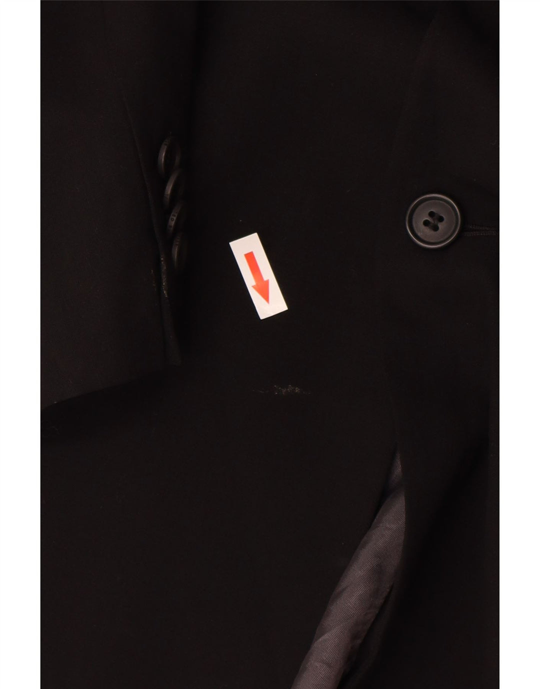 Ted Baker Mens 3 Button Blazer Jacket US 42 XL Black New Wool