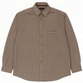 James Pringle Mens Shirt XL Grey Pinstripe Polyester