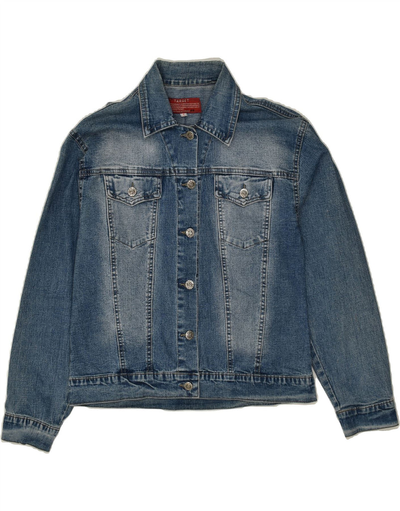 VINTAGE Womens Denim Jacket UK 18 XL Blue Vintage Vintage and Second-Hand Vintage from Messina Hembry 