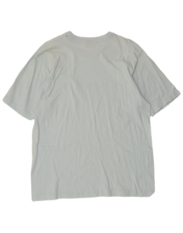 Champion Mens Graphic T-Shirt Top Large Blue