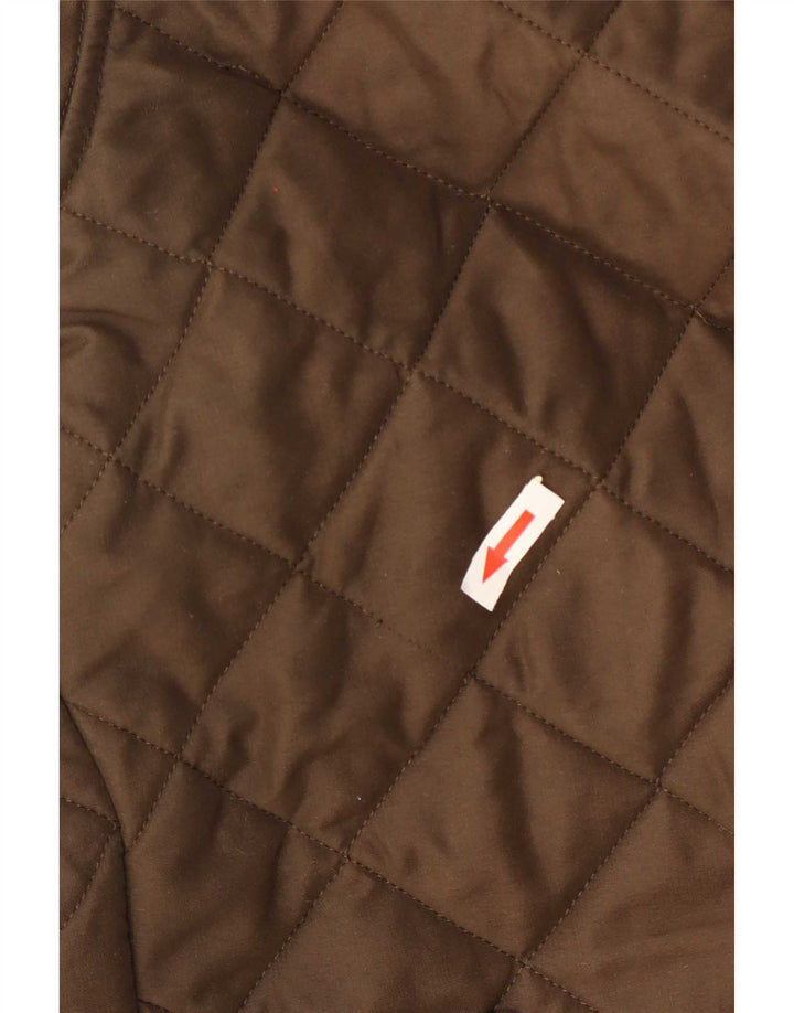 Barbour Mens Quilted Jacket UK 42 XL Brown