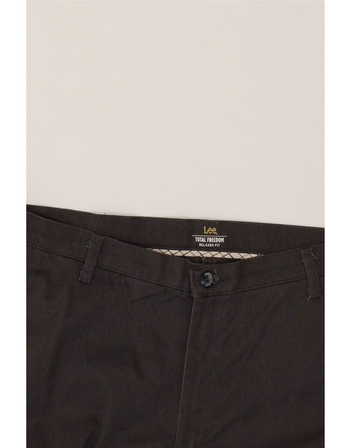LEE Mens Relaxed Fit Chino Trousers W40 L30  Grey Cotton Vintage Lee and Second-Hand Lee from Messina Hembry 