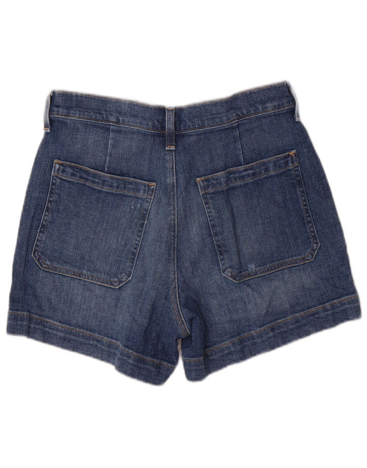 J. Crew Womens Denim Shorts W28 Medium Navy Blue Cotton
