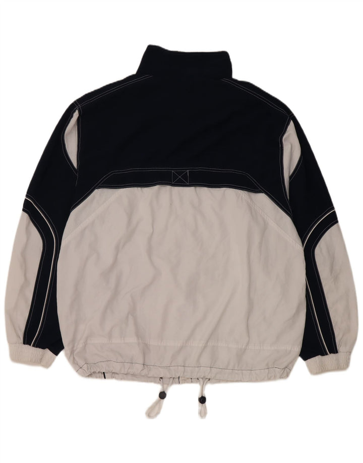 Lotto Mens Tracksuit Top Jacket XL White Colourblock Polyester
