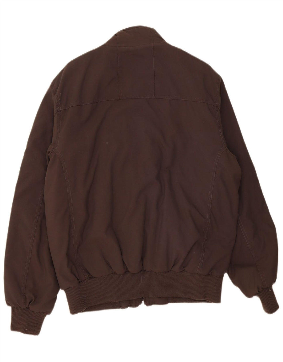Champion Mens Bomber Jacket UK 40 Large Brown Polyamide