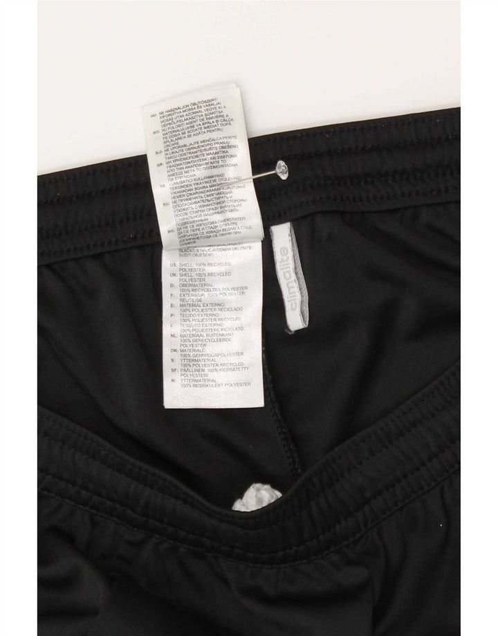 Adidas Mens Climalite Sport Shorts Large Black Colourblock Polyester