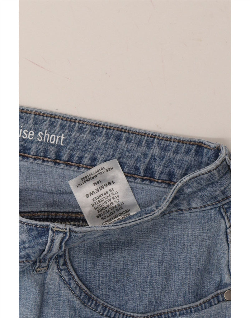 LEE Womens Riders Mid Rise Denim Shorts US 18 2XL W36  Blue Cotton Vintage Lee and Second-Hand Lee from Messina Hembry 