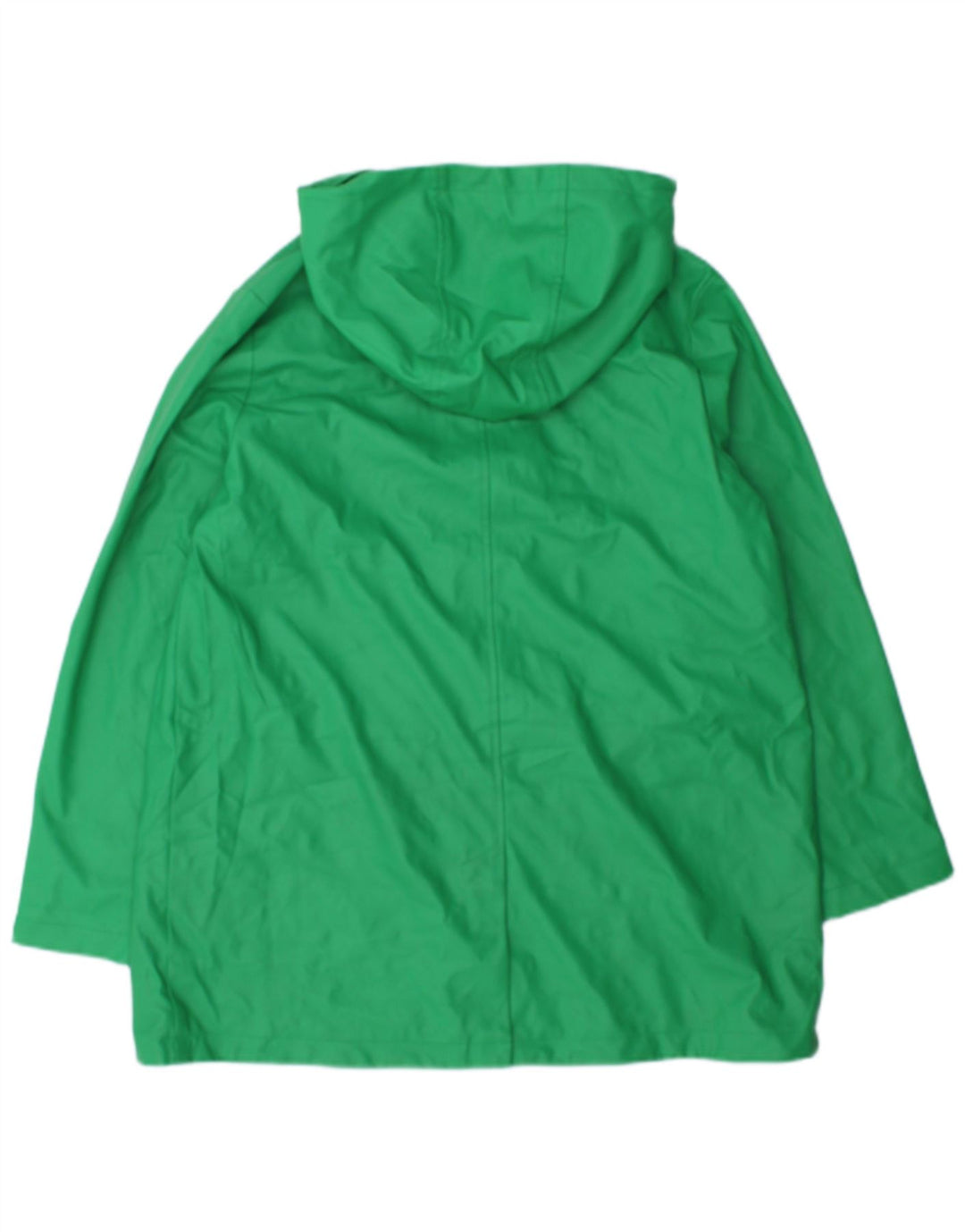Zara Girls Hooded Rain Jacket 13-14 Years Green Polyethylene