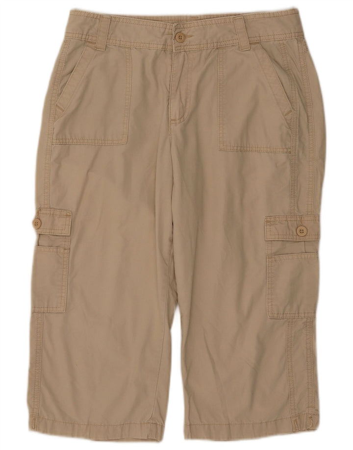 LEE Womens Riders Cargo Capri Trousers W31 L18  Beige
