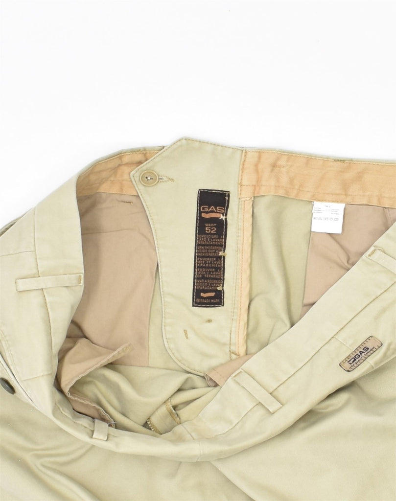 GAS Mens Slim Chino Trousers IT 58 XL W38 L32 Beige Cotton | Vintage | Thrift | Second-Hand | Used Clothing | Messina Hembry 