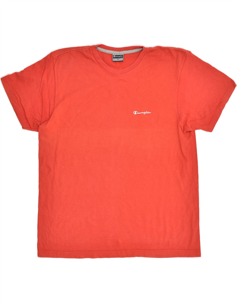 CHAMPION Mens T-Shirt Top XL Red | Vintage Champion | Thrift | Second-Hand Champion | Used Clothing | Messina Hembry 