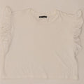 ZARA Womens Oversized Blouse Top UK 10 Small White Cotton Vintage Zara and Second-Hand Zara from Messina Hembry 